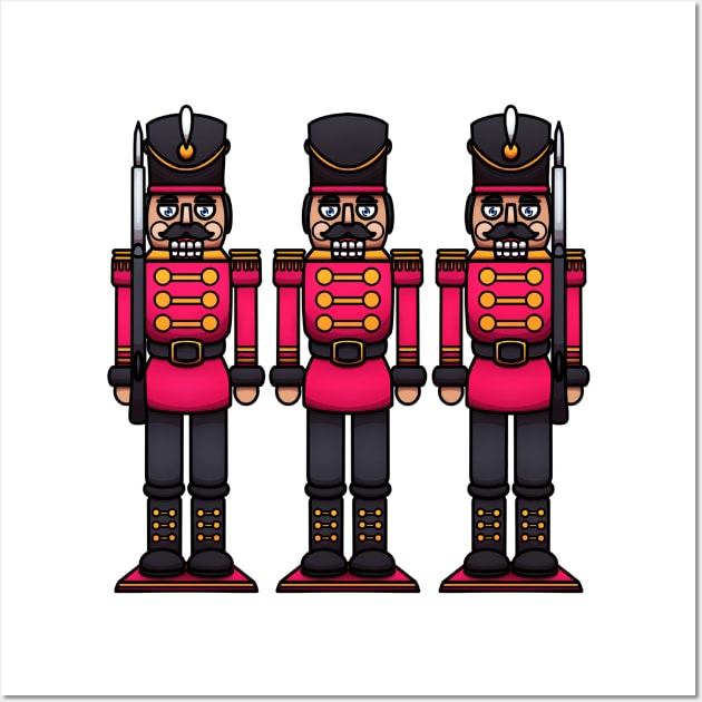 Wooden Royal Guard Nutcracker’s Wall Art by TheMaskedTooner